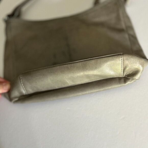 Frye Melissa Button Cross Body Bag, in Antique Grey - Picture 3 of 10